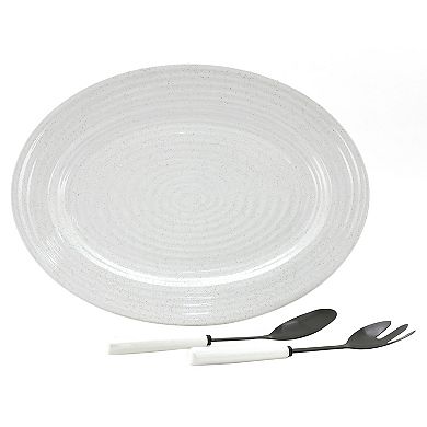 Food Network™ Farmstead Serving Platter & Utensil Set