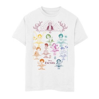 Disney's Encanto Doodle Of Family Tree Boys 8-20 Graphic Tee