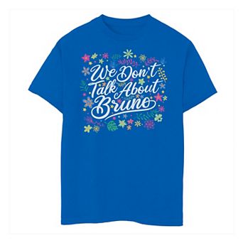Disney's Encanto Boys 8-20 Botanical We Don't Talk About Bruno Graphic Tee