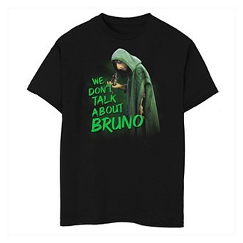Disney's Encanto Boys 8-20 Neon Text We Don't Talk About Bruno Graphic Tee