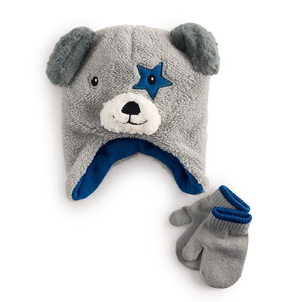 Baby trapper deals hat and mittens