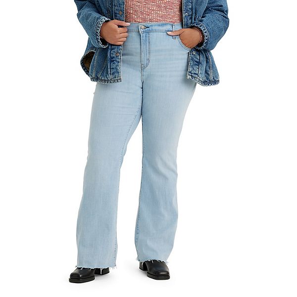 726™ High Rise Flare Jeans (plus Size) - Blue