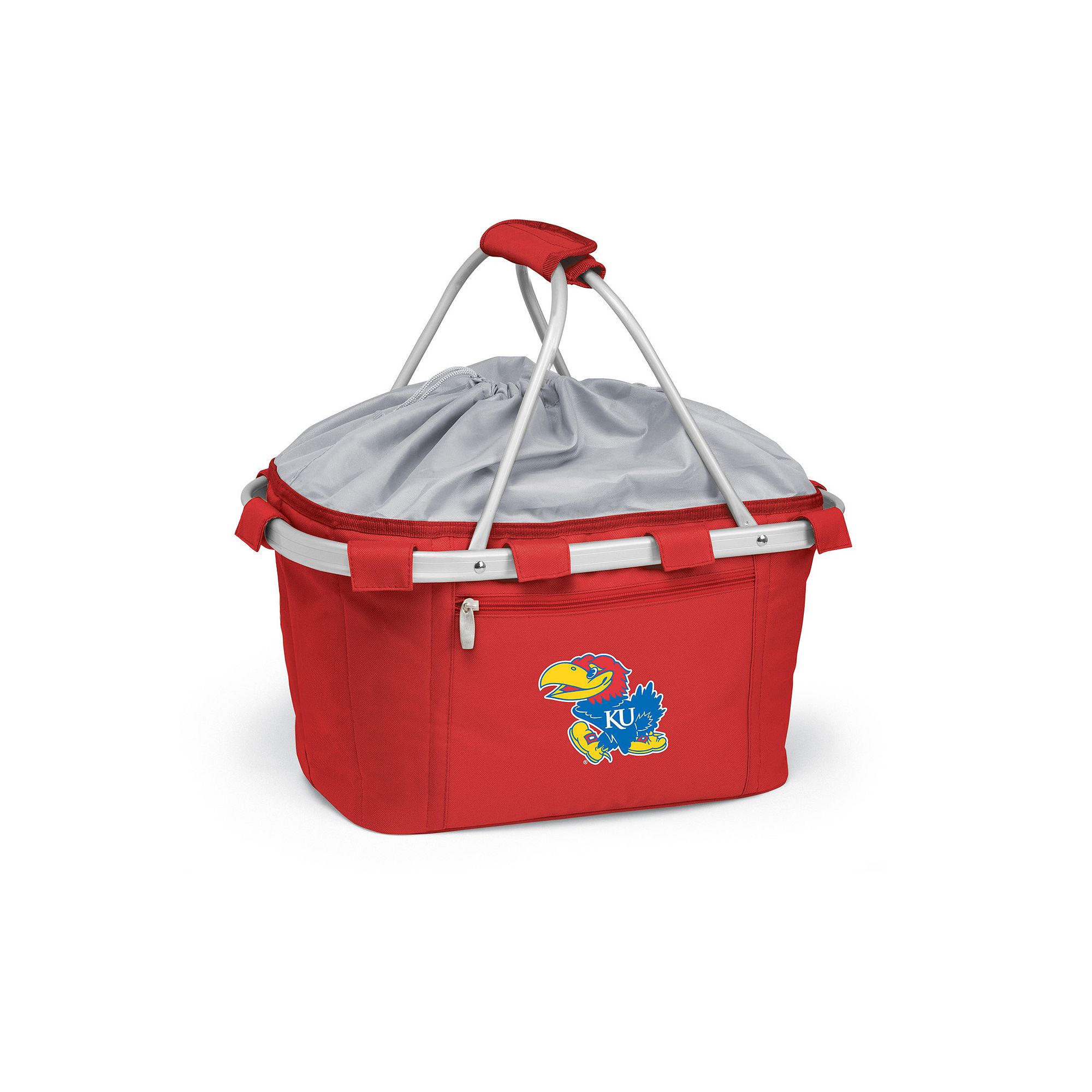 Kansas Jayhawks Insulated Picnic Basket, Red