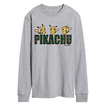 Men's Pokemon Plaid Pika Tee