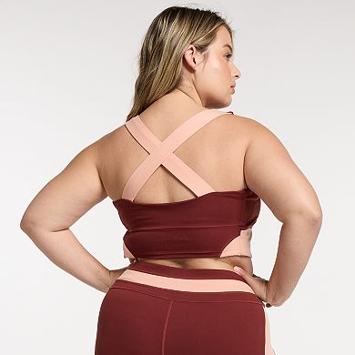 Plus Size FLX Affirmation V-Neck Sports Bra