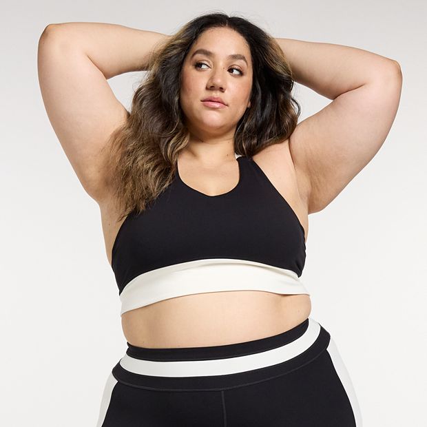 Kohls plus best sale size sports bras