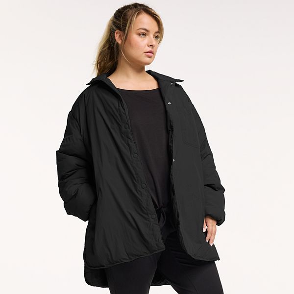 Plus Size FLX Insulated-Panel Lightweight Jacket