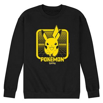 Men's Pokemon Pikachu Pike Retro Gamer Sweatshirt