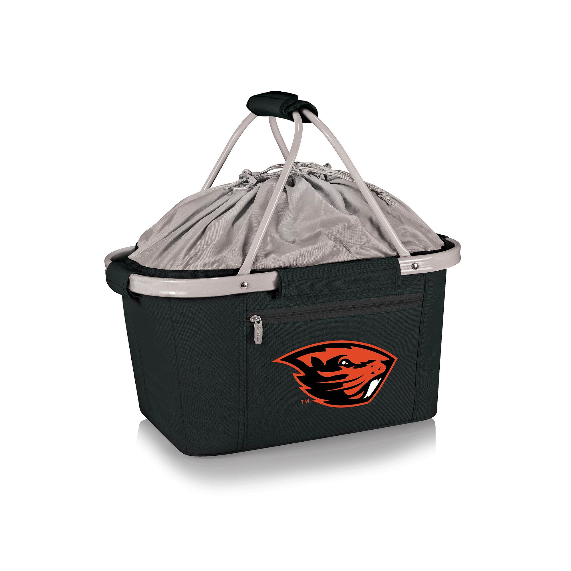 Oregon State Beavers Insulated Picnic Basket, Black
