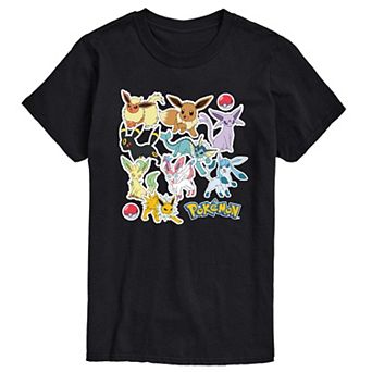 Men's Pokemon Stickers Tee