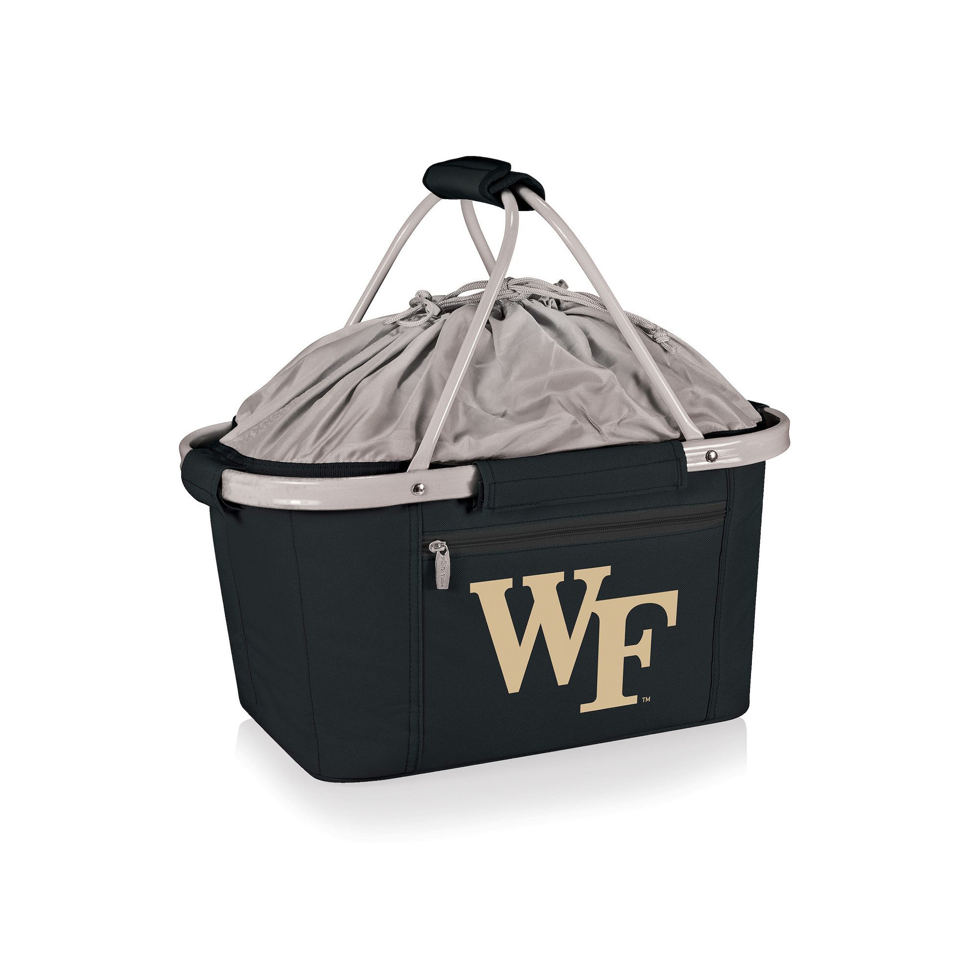 Wake Forest Demons Insulated Picnic Basket, Black