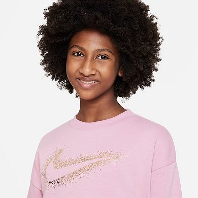 Girls 7-16 Nike Icon Fleece Crew Sweatshirt