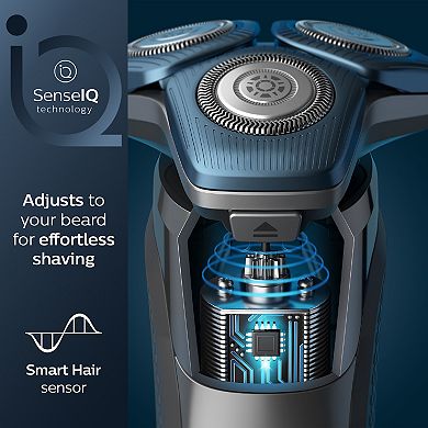 Philips Norelco Shaver 7100 Rechargeable Wet & Dry Electric Shaver with SenseIQ Technology