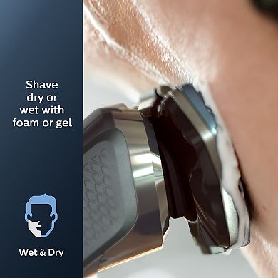 Philips Norelco Shaver 7100 Rechargeable Wet & Dry Electric Shaver with SenseIQ Technology
