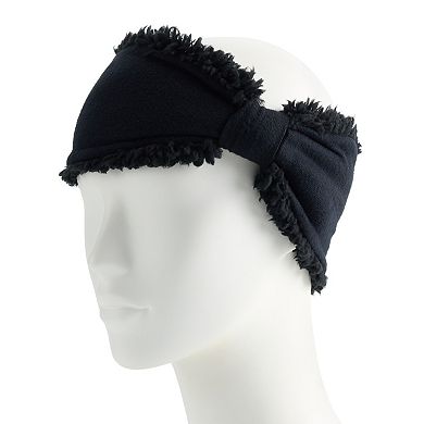 Cuddl Duds Soft Knit Women's Bow Headband