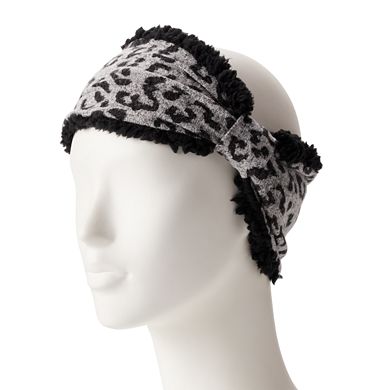 Cuddl Duds Soft Knit Women's Bow Headband