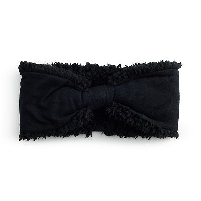 Cuddl Duds Soft Knit Women's Bow Headband