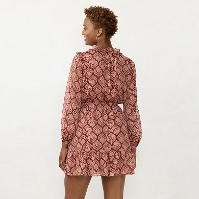 Women's LC Lauren Conrad Ruffle Shirt Dress