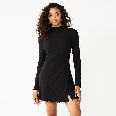 slim fit dress slacks Zara Black Flare Mini Dress Black / M