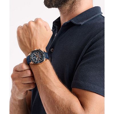 Nautica NCT Blue Sail Men's Chronograph Silicone Strap Watch