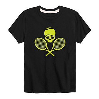 Boys 8-20 Tennis Skull Graphic Tee