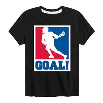 Boys 8-20 Lacrosse Goal Graphic Tee