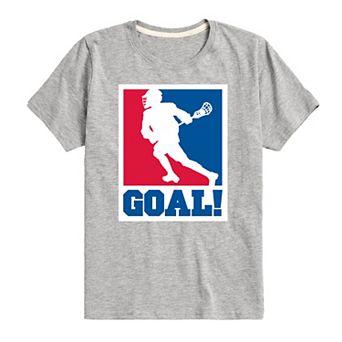 Boys 8-20 Lacrosse Goal Graphic Tee