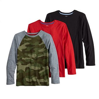 Boys 8-20 Sonoma Goods For Life 3-Pack Long Sleeve Tees