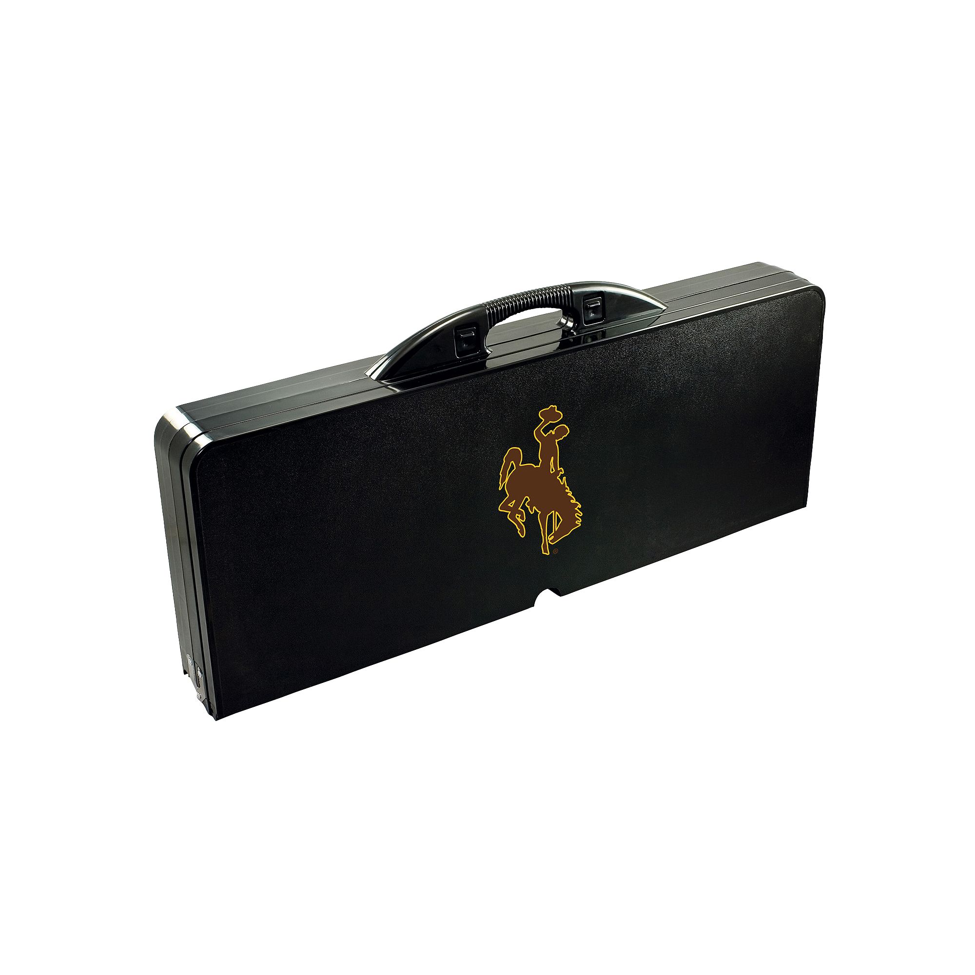 Wyoming Cowboys Folding Table, Black
