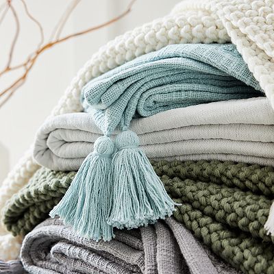 Sonoma Goods For Life Cotton Tufted Throw