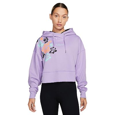 Women s Nike Therma FIT Crop Printed Hoodie