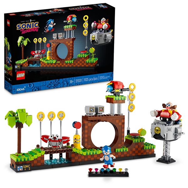 LEGO Ideas Sonic the Hedgehog Green Hill Zone 21331 Building Kit 1 125 Pieces