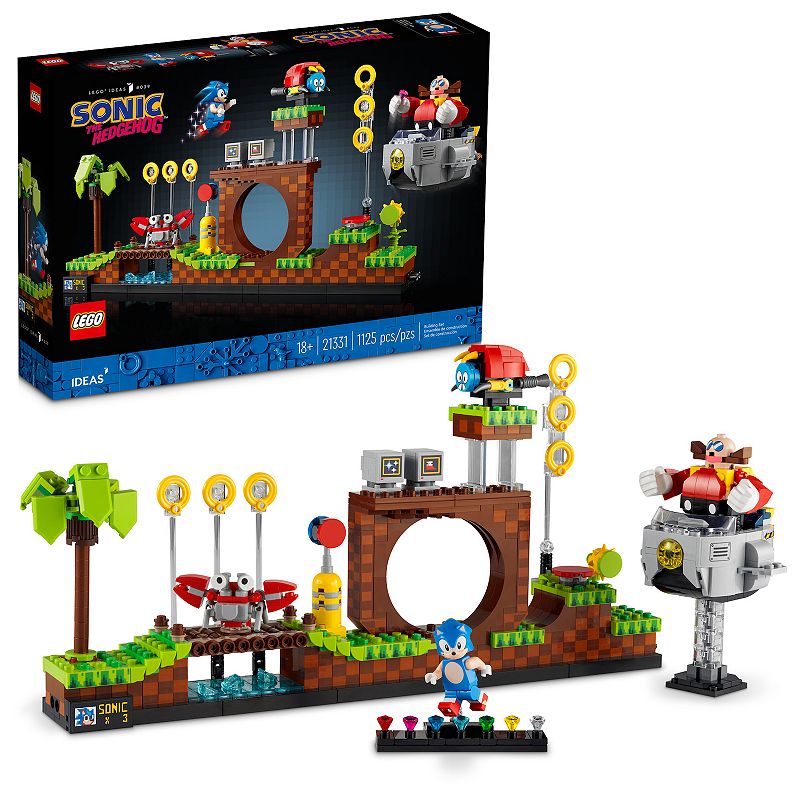 LEGO Ideas Sonic the Hedgehog – Green Hill Zone 21331 Building Kit (1,125