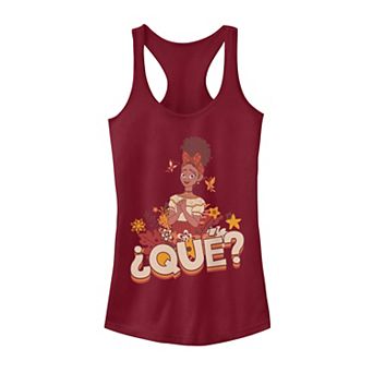 Disney's Encanto Dolores Juniors' "¿Que?" Portrait Tank Top