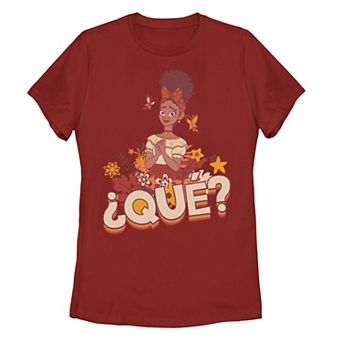 Disney's Encanto Dolores Juniors' "¿Que?" Portrait Tee