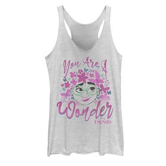 Disney's Encanto Mirabel Juniors' "You Are A Wonder" Flower Portrait Tank Top