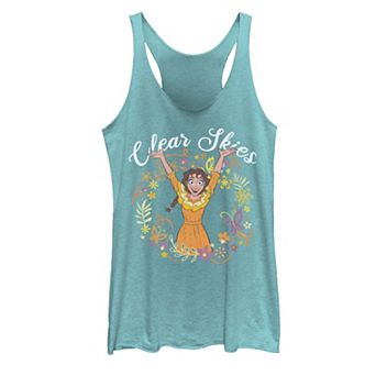 Disney's Encanto Pepa Juniors' "Clear Skies" Floral Portrait Tank Top
