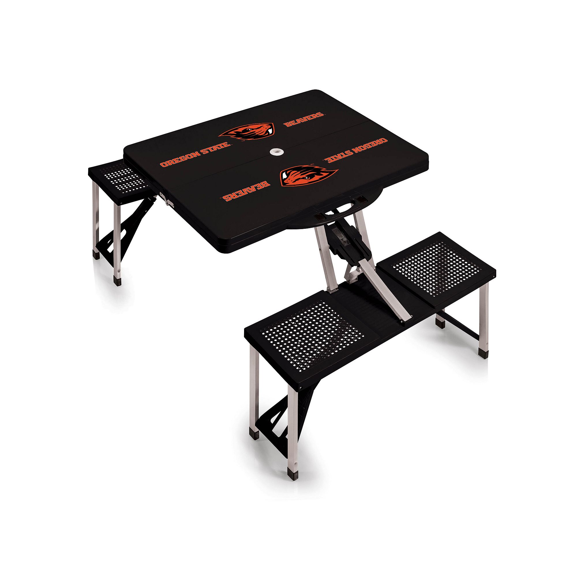 Oregon State Beavers Folding Table, Black