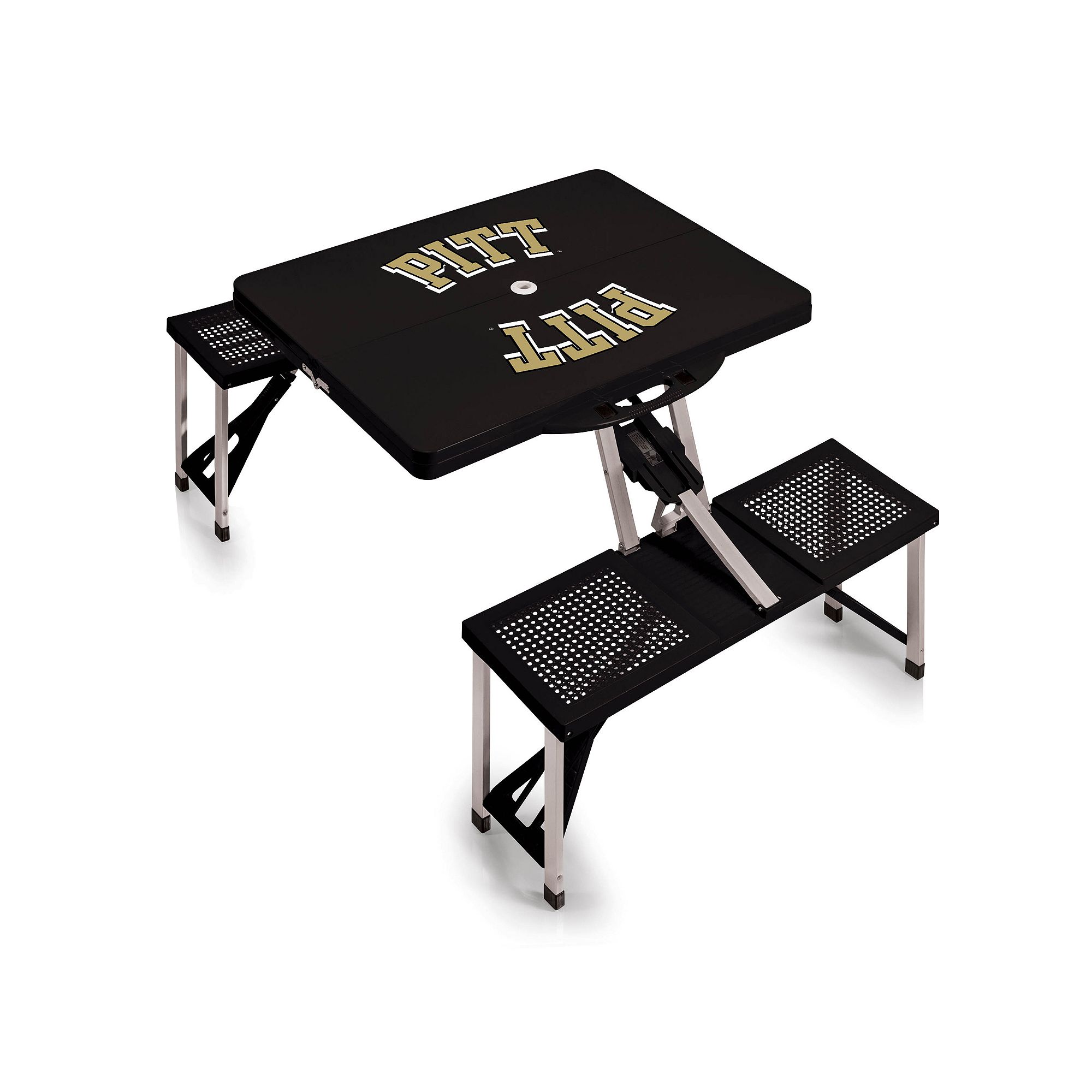 Pittsburgh Panthers Folding Table, Black