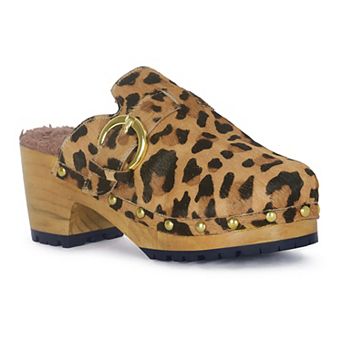 Rag & Co Prunus Women's Buckled Suede Mules