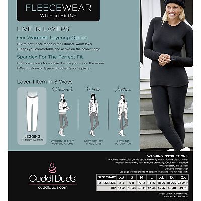 Cuddl fashion duds thermal leggings