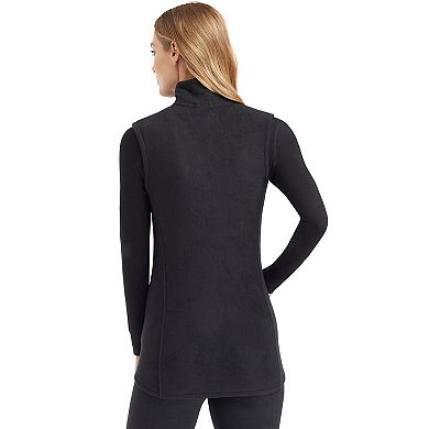 Women's Cuddl Duds® Fleecewear with Stretch Full Zippered Vest