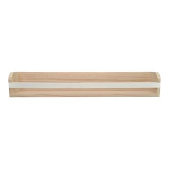 The Big One® Natural Wood & White Gate Shelf