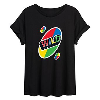 Juniors' Uno Wild Card Graphic Tee
