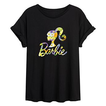 Juniors' Barbie Spring Floral Graphic Tee