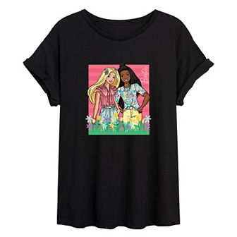 Juniors' Barbie Spring Easter Graphic Tee