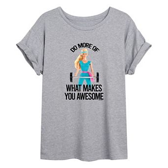 Juniors' "What Makes You Awesome" Barbie Graphic Tee