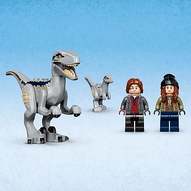 LEGO Jurassic World Blue & Beta Velociraptor Capture 76946 Building Kit (173 Pieces)
