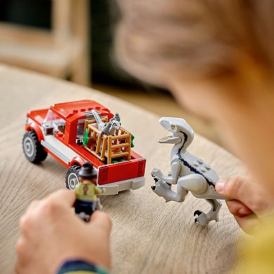 LEGO Jurassic World Blue & Beta Velociraptor Capture 76946 Building Kit (173 Pieces)