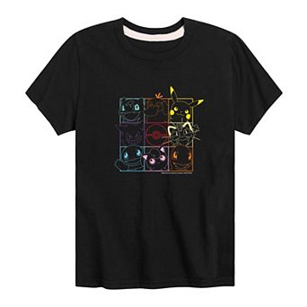 Boys 8-20 Pokemon Characters Grid Graphic Tee